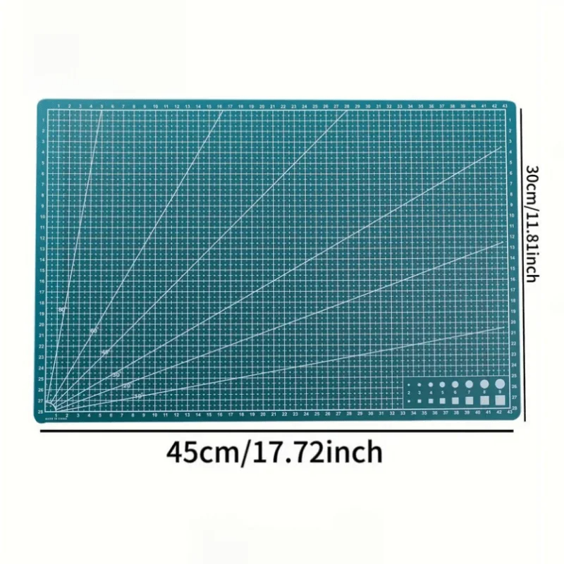 A3 PVC Cutting Mat Single Side for Patchwork Sewing DIY Knife Engraving Leather Workbench Pad Manual Cutting Board