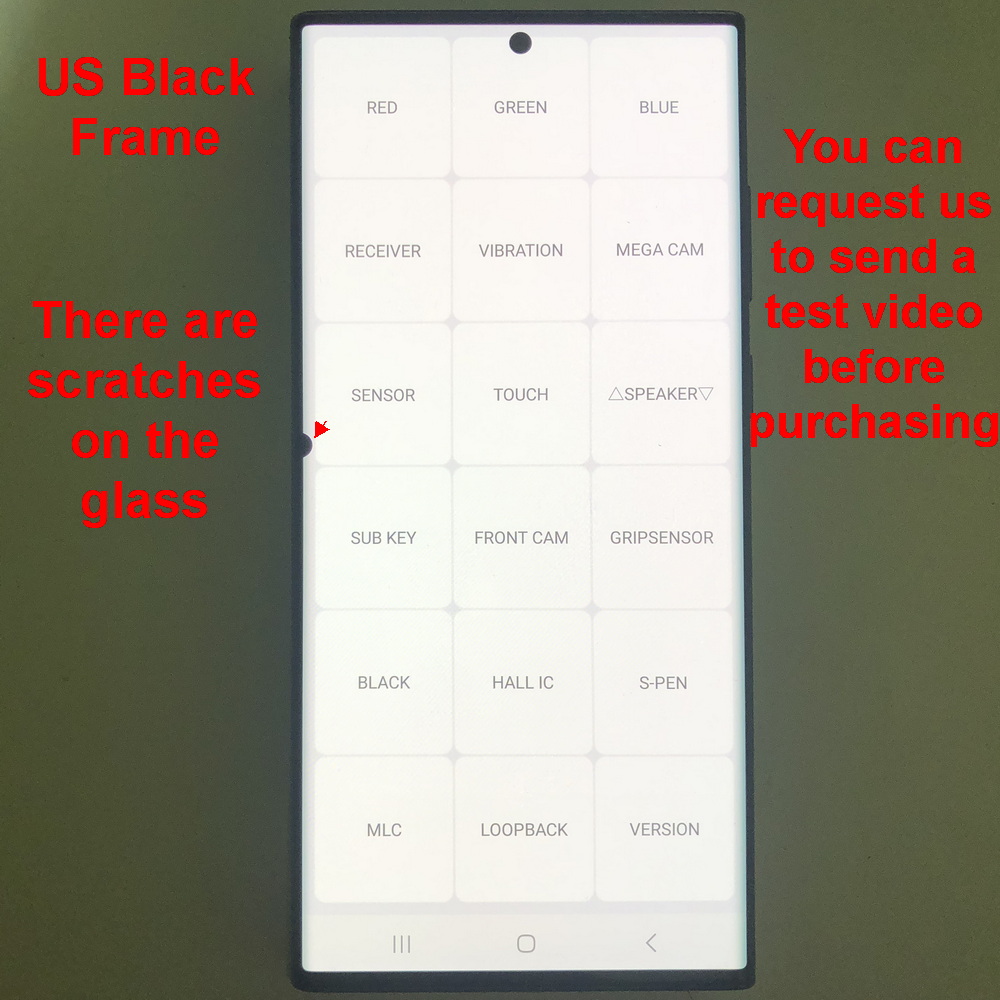 Con defectos Amoled para Samsung Galaxy S22 Ultra 5G S908U S908 S908B pantalla LCD MONTAJE DE digitalizador con pantalla táctil 100% prueba