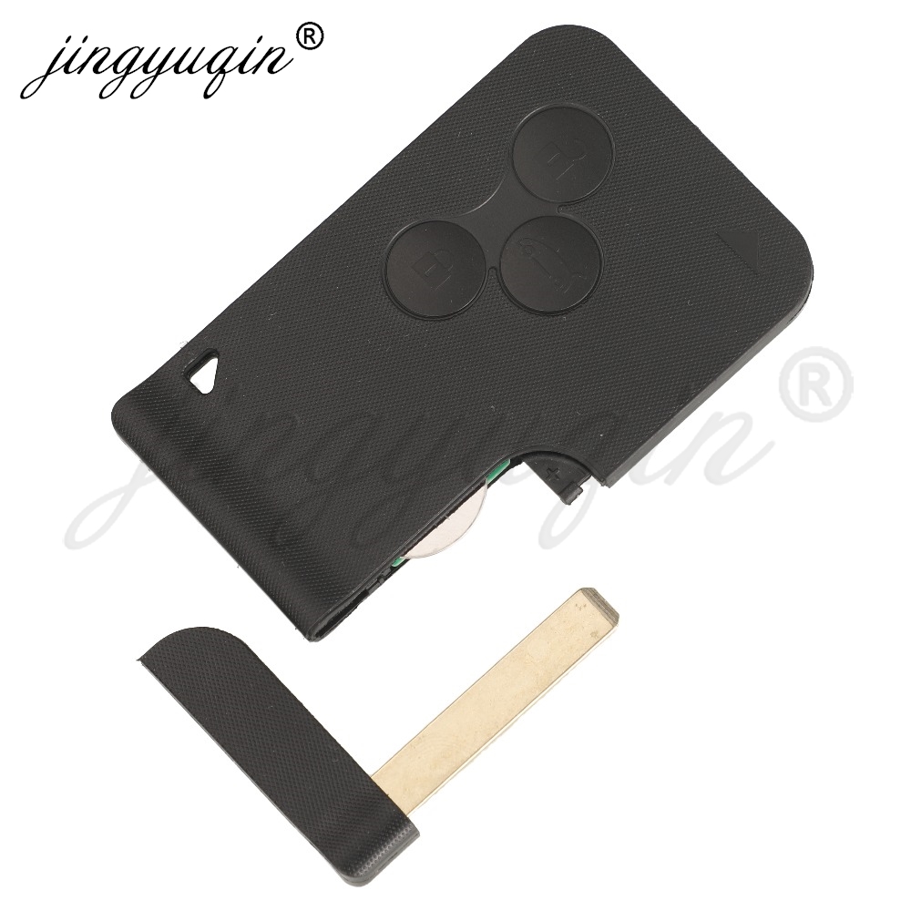 jingyuqin Dla 2003 2004 2005 2006 2007 2008 Renault Megane II Scenic II Grand PCF7947A 433Mhz ID46 Chip Remote Car Key Card