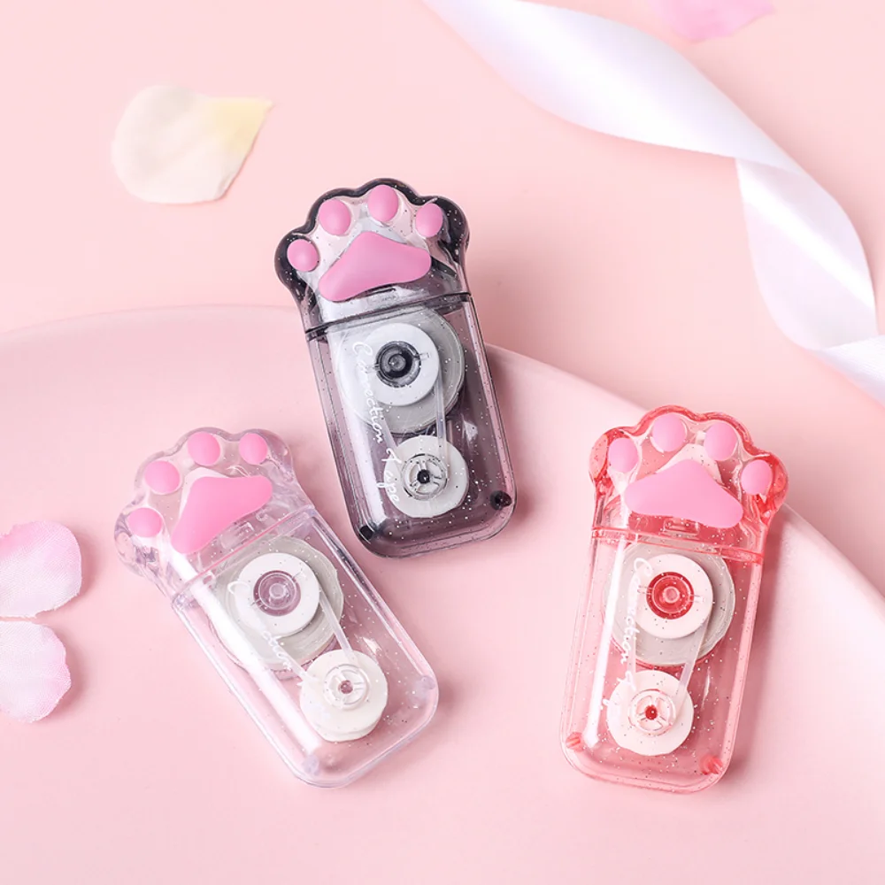 นายกระดาษ 3 สไตล์น่ารัก Cat Claw Correction เทปขนาดใหญ่ความจุน่ารักโรงเรียนเครื่องเขียน Kawaii อุปกรณ์เสริม