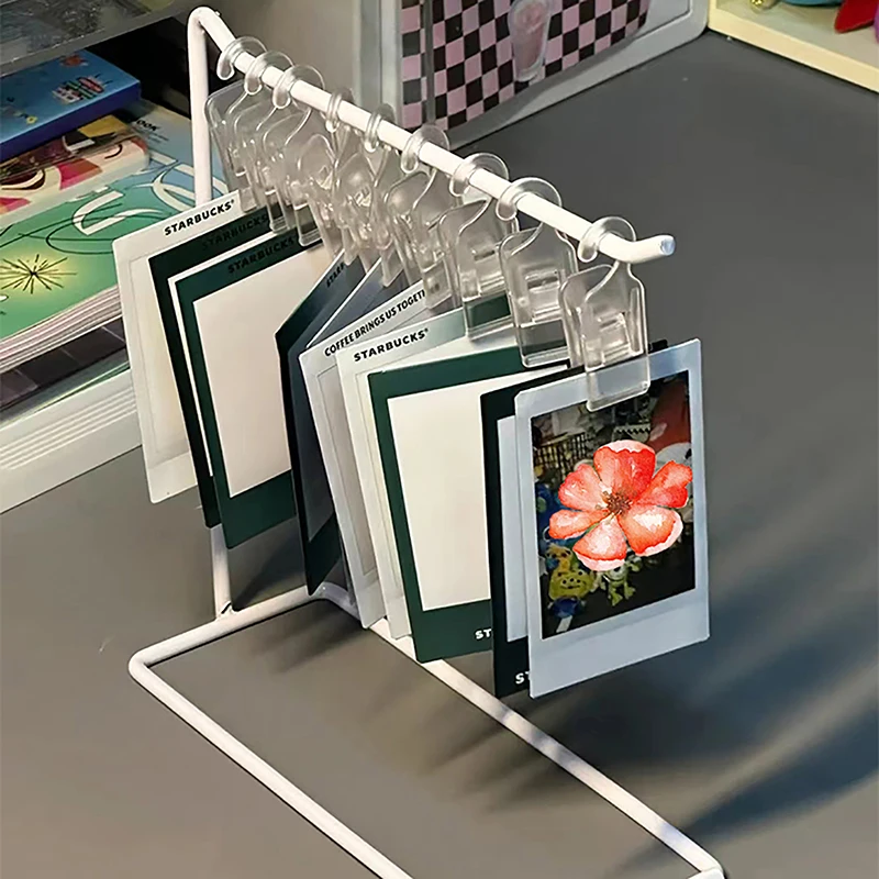 Suporte De Exibição De Metal Dresser, Chaveiros Pendurados Clipe, Jóias De Mesa De Trinket De Plástico