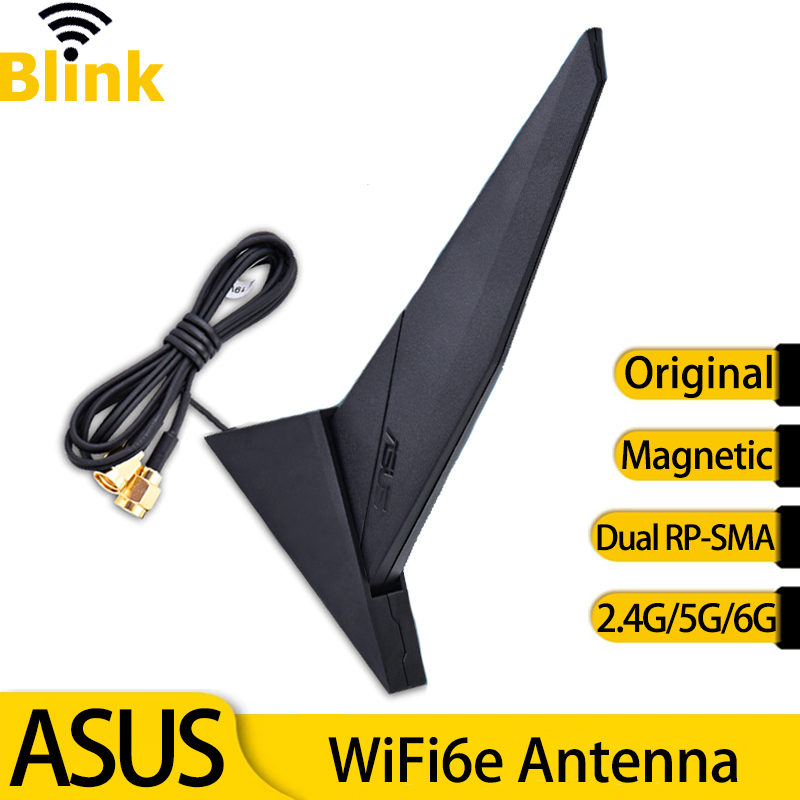 Оригинальная трехдиапазонная антенна ASUS с Wi-Fi, новый усилитель 2,4/5/6G для ROG Z390/490 X570 B360/460, сетевая карта маршрутизатора материнской платы