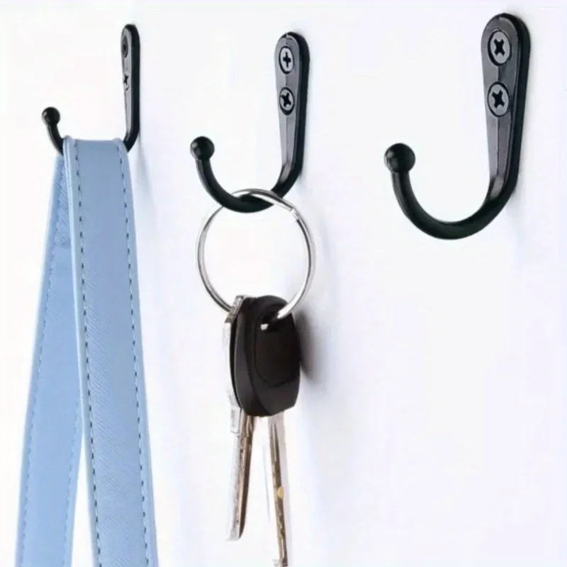10 pçs/lote vintage fixado na parede único pino gancho retro mini tamanho cabides de bronze para roupas chaves chapéu toalha robe ganchos do banheiro