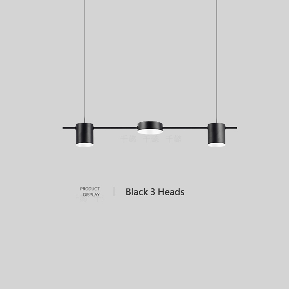 Lámpara colgante minimalista moderna con tiras LED, lámpara colgante de lujo, accesorio de iluminación para cocina, Bar, mesa de comedor