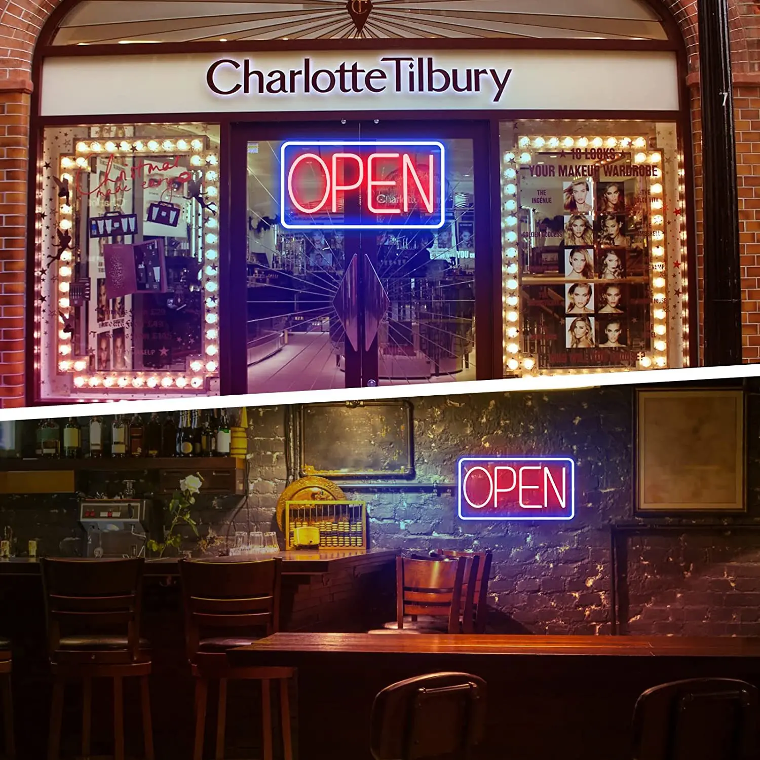 LED Store Open Neon Schild Licht USB Business Schilder Werbung Licht Einkaufen Neon Business Store Billboard Für Bars Kaffee
