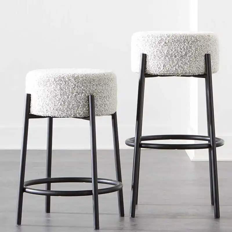 Simple Nordic Bar Chair Designer Modern Relaxing Party Luxury Coffee High Stool Personalized Taburetes De Bar Bar Furniture