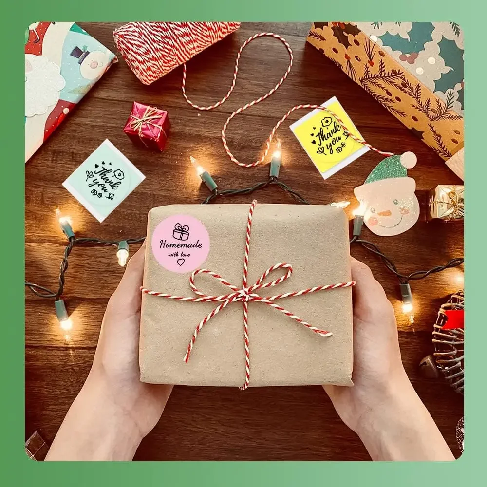 골드 스티커 원형 원형 라벨 이름 주소 로고 바코드 용 열 라벨 Phomemo M110 M120 M200 M220 M221 용 50mm * 50mm