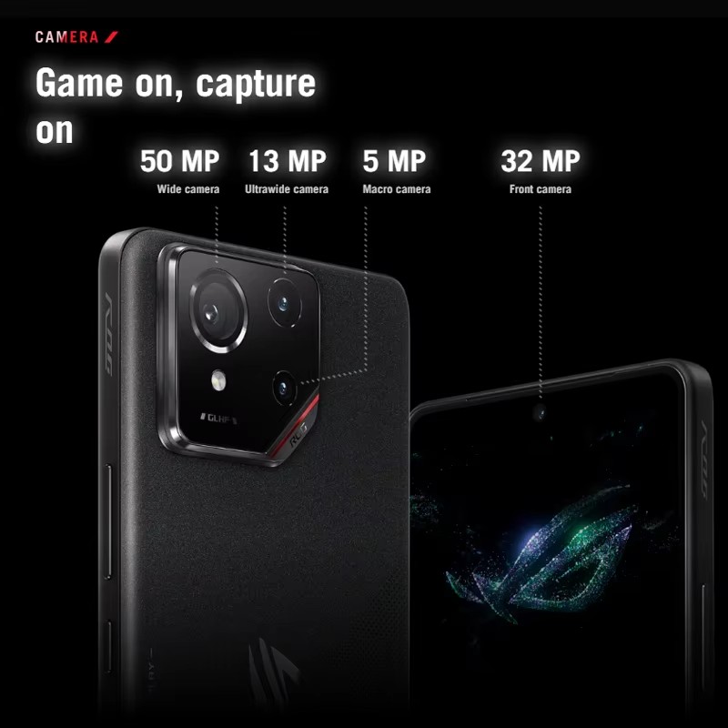 รอบปฐมทัศน์โลก ASUS ROG โทรศัพท์ 9 5G สมาร์ทโฟน Snapdragon 8 Elite 6.78 ''185Hz จอแสดงผล AMOLED ROG 9 Pro 5800mAh โทรศัพท์มือถือ NFC