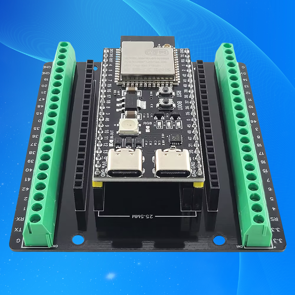 Плата разработки ESP32 S3 с комплектом адаптеров расширения Модуль 2,4G Wi-Fi BT MCU ESP32-S3WROOM1 N16R8 44Pin Type-C ESP32-S3