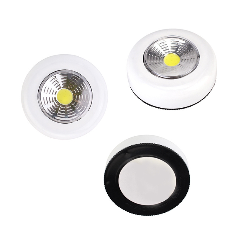 COB LED Unter Schrank Licht Mit Klebstoff Aufkleber Drahtlose Nachtlicht Hause Wand Lampe AAA Batterie Betrieben Kleiderschrank Schrank Lampe