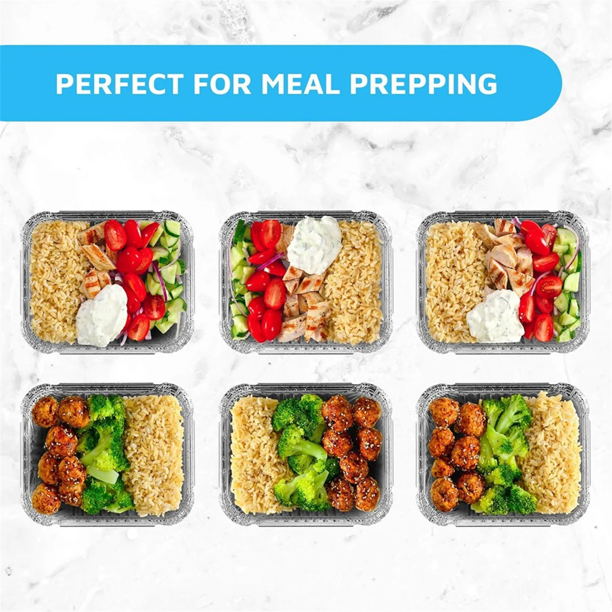 Disposable Takeaway Pan with Transparent Lid, Rectangular Aluminum Foil Tray, Tightly Sealed, 410ml Capacity
