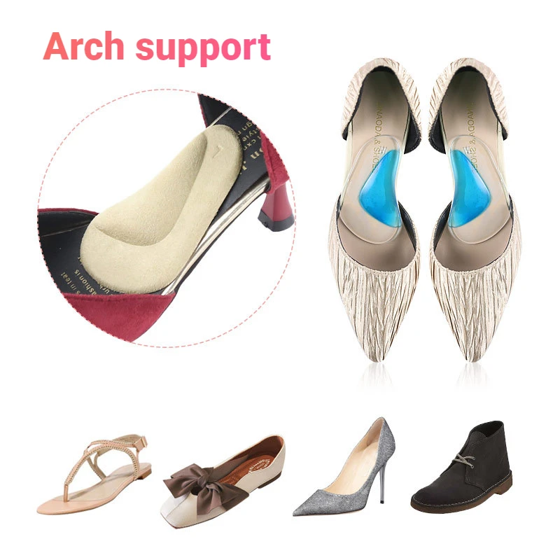 Insoles Orthotic Professional Arch Support Insole Flat Foot Flatfoot Corrector Shoe Cushion Insert Silicone Gel Orthopedic Pad
