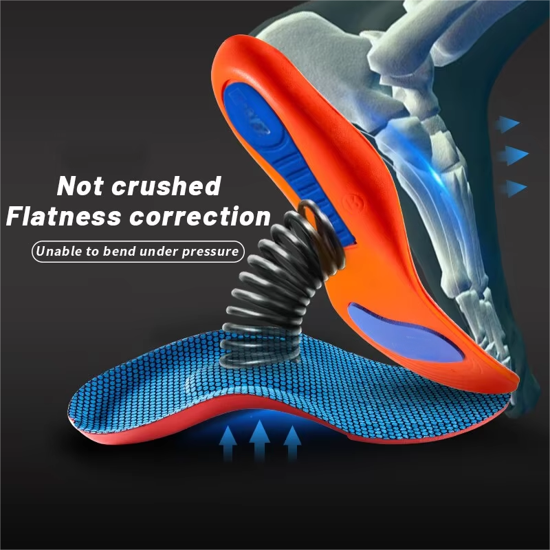 Plantillas ortopédicas deportivas para pies, hombres y mujeres, zapatos transpirables de EVA con absorción de impacto, plantilla para correr, baloncesto, almohadillas de cuidado deportivo