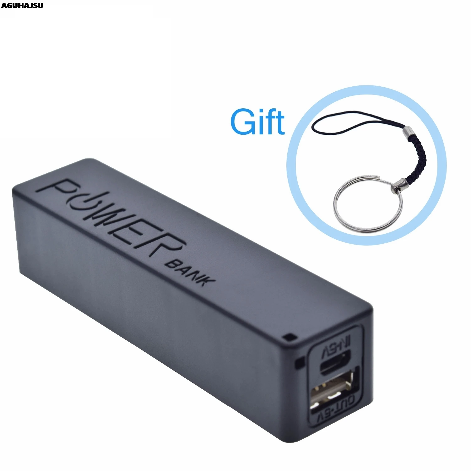 Kit de caja de banco de energía USB, cargador de batería 18650, Kit de carcasa de caja DIY negro para Arduino molewei