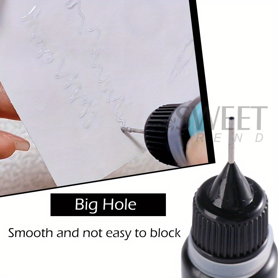 10ml Klej samoprzylepny do paznokci z kryształkami do dekoracji 3D DIY Super mocne zdobienia paznokci Kryształowe klejnoty Biżuteria Żel do uszczelniania krawędzi