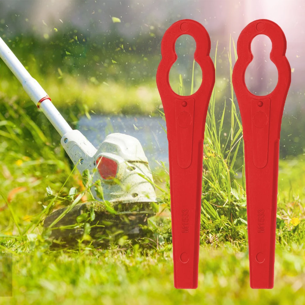 20-400 stücke Rasenmäher blätter Kunststoff l83 Grass chneid messer Ersatzteile Mähmaschine Klinge Garten Akku-Grass ch neider