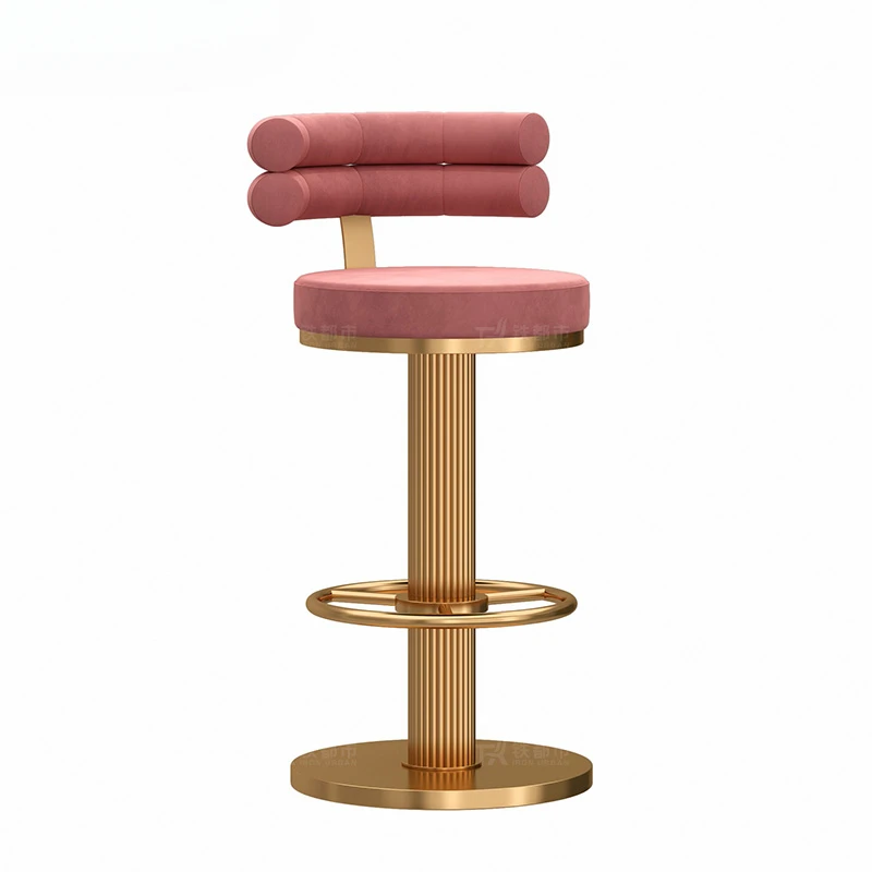 Luxuriöser Design-Barstuhl, drehbar, rund, drehbar, für die Küche, Barhocker, höhenverstellbar, Theke, Taburetes De Bar, Wohnmöbel