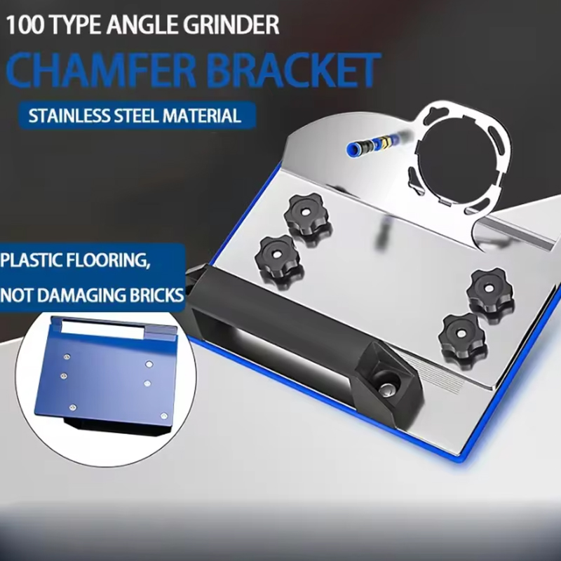 Glass cutter, Angle grinder Durable tile edge smooth stainless steel 45 degree chamfering tool suitable for most models