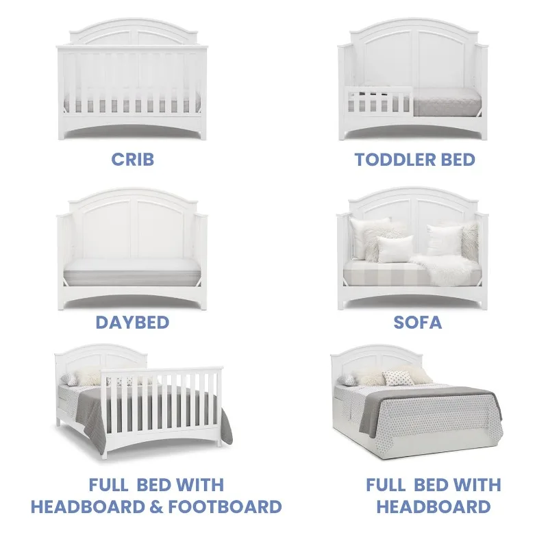 6-in-1 Convertible Crib - Greenguard Gold Certified