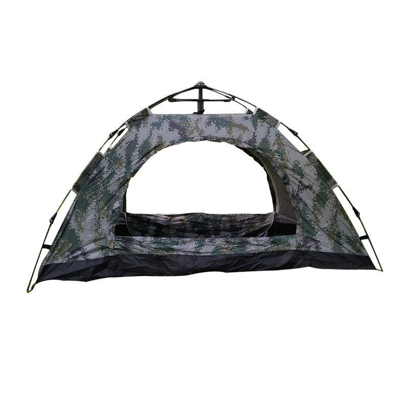 Outdoor-Einzelperson Tarnung Camping Pop-up Winter voll automatisch schnell öffnendes Zelt Dual Regen-und Mücken schutz
