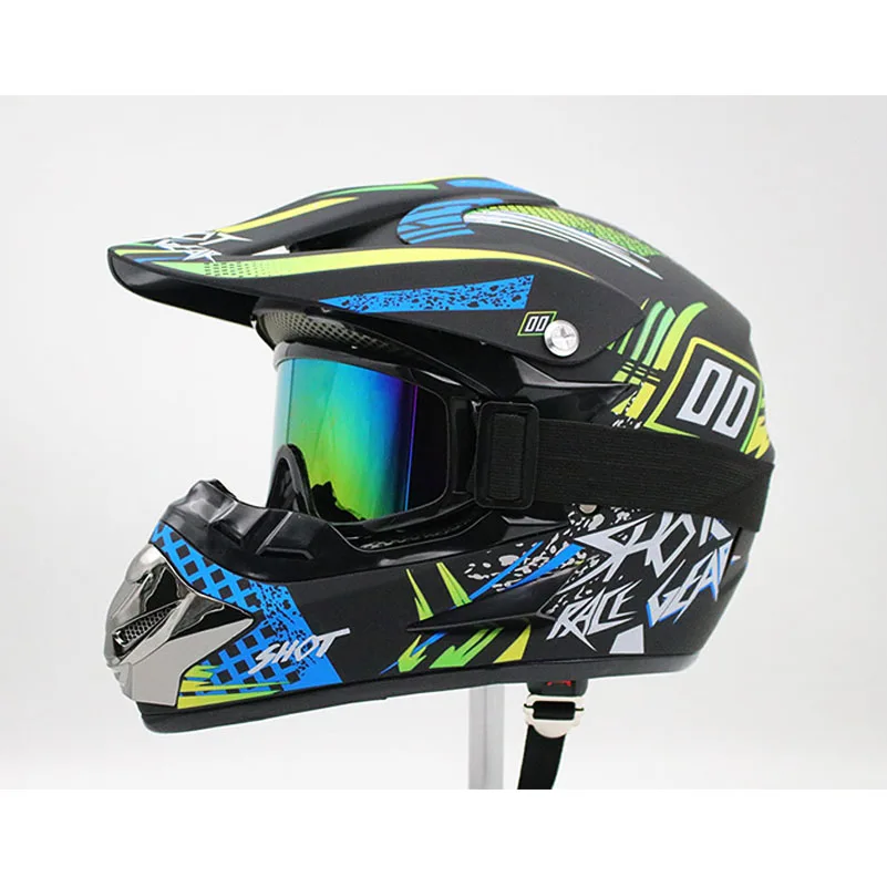 男性女性モトクロスオートバイヘルメット ATV モトクロス MTB MTB DH レーシングヘルメットクロスヘルメット Capacetes 3 個のギフトを送ります。