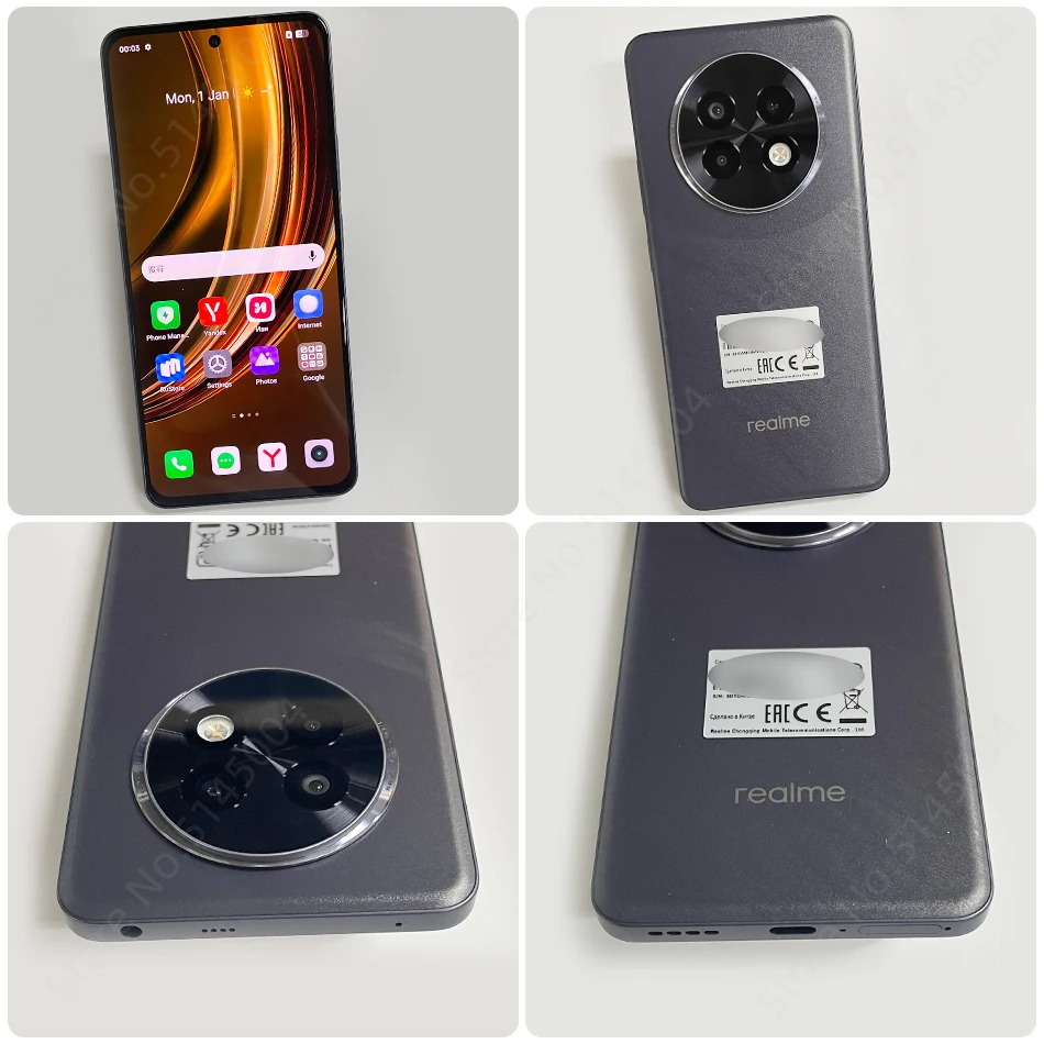 Global Version realme 13 Plus 5G NFC ขนาด 7300 สมาร์ทโฟน 6.67 "120Hz หน้าจอ 50MP กล้อง 80W SUPERVOOC 5000mAh แบตเตอรี่