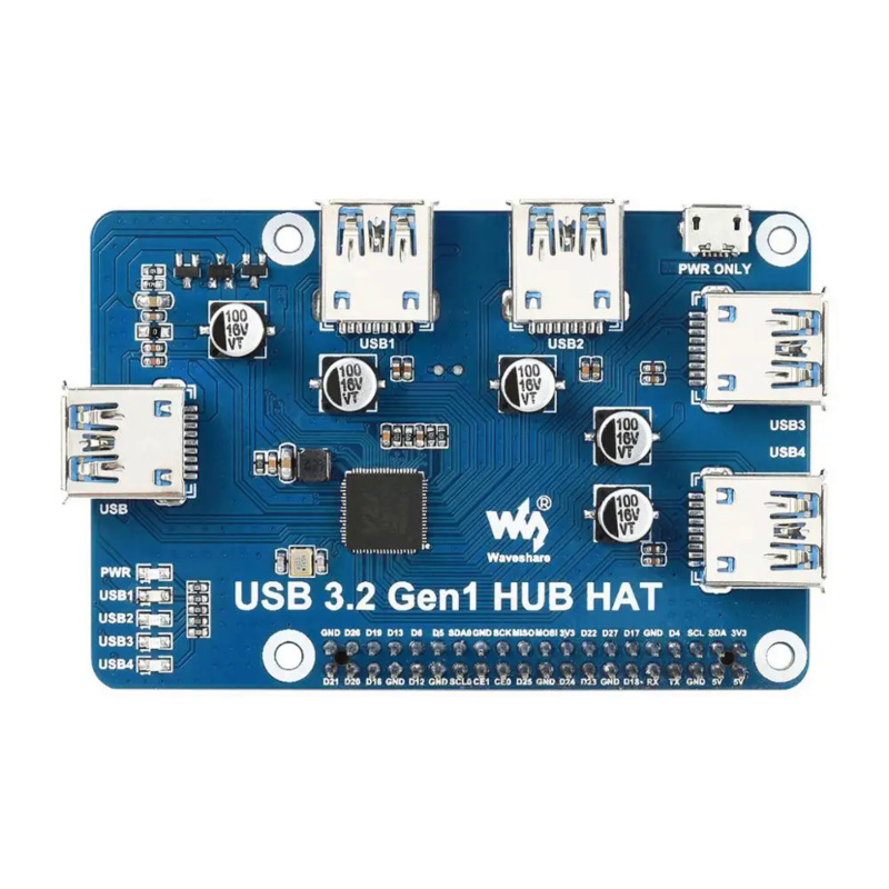 ชุดสตาร์ตเตอร์ถอดฝาครอบแผงหน้าปัดถอดได้แบบ USB 3.0 PI4 PI5 RPI 4รุ่น B 3B บวก4B บอร์ดขยาย5