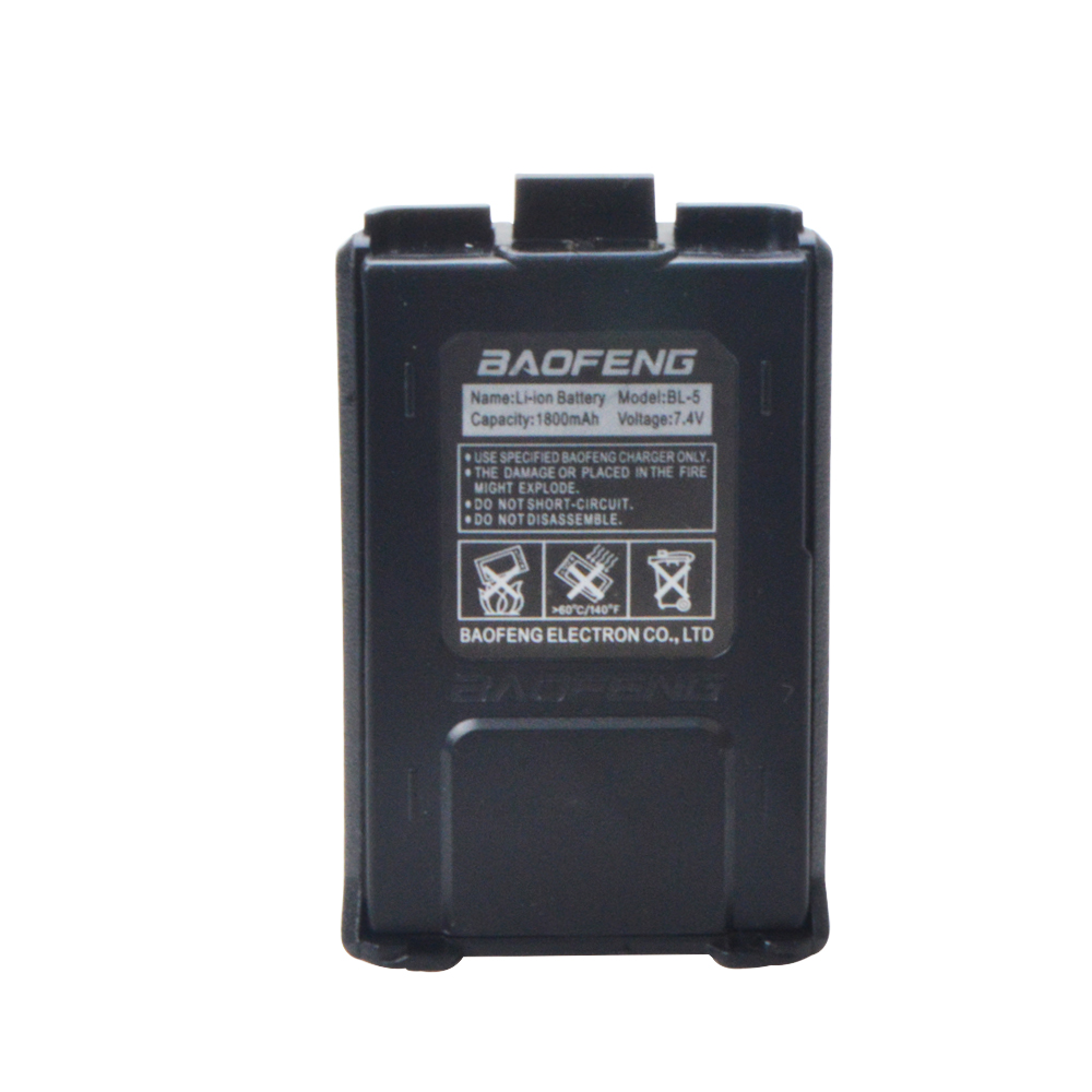 Walkie Talkie Baofeng UV-5R Series BL-5 DC7.4V 1800MAH Rechargeable Li-ion Replace Battery Pack