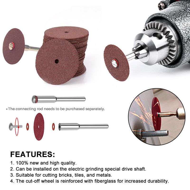 CMCP 150 pz 25mm Disco Abrasivo Disco da Taglio Mola per Accessori Dremel Utensile Rotante Disco da Taglio in Resina