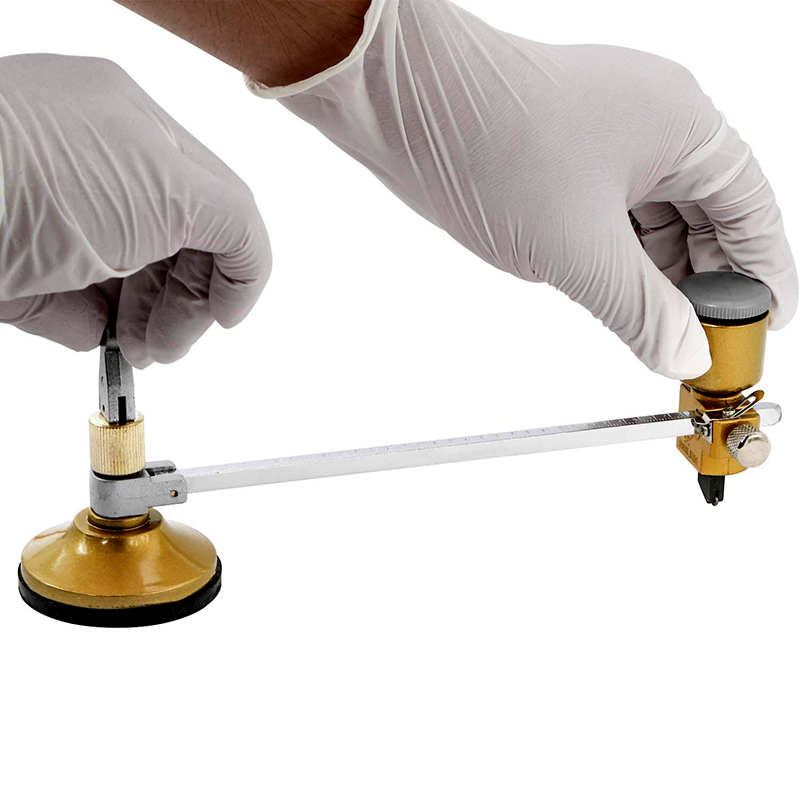 Poignée de coupe de verre circulaire professionnelle et ventouse, ensemble d'outils de coupe de verre diamant réglables, outils de diamètre 40cm