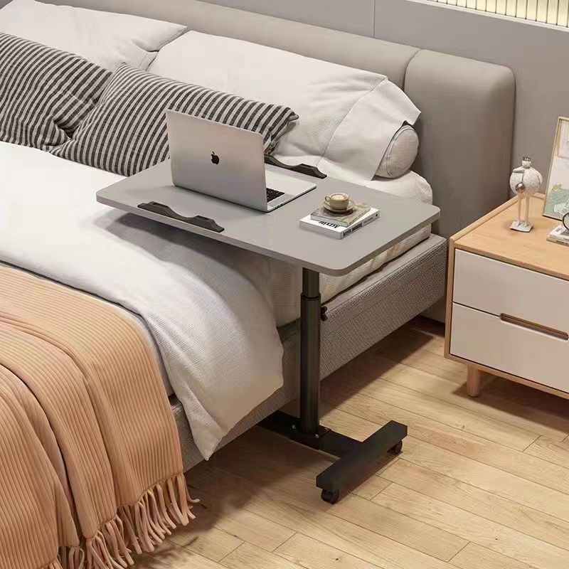 Laptop Desk com Roda, Mesa De Cabeceira Do Quarto, Gira Move