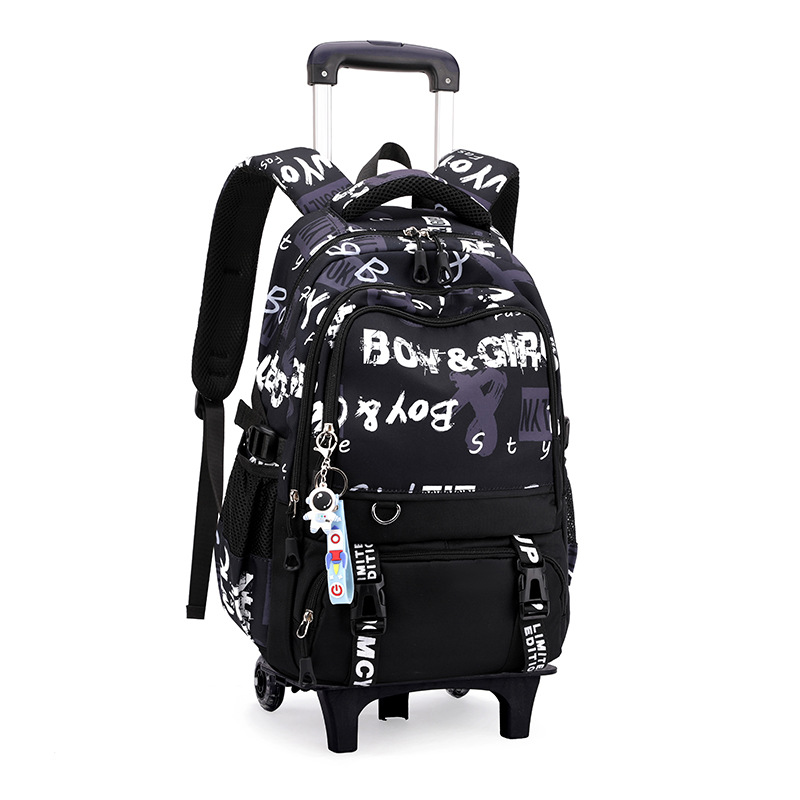 Trolley Children School Bags With Wheels For Boys Mochila Kids Backpack Trolley Luggage backpack Escolar Backbag Schoolbag sac