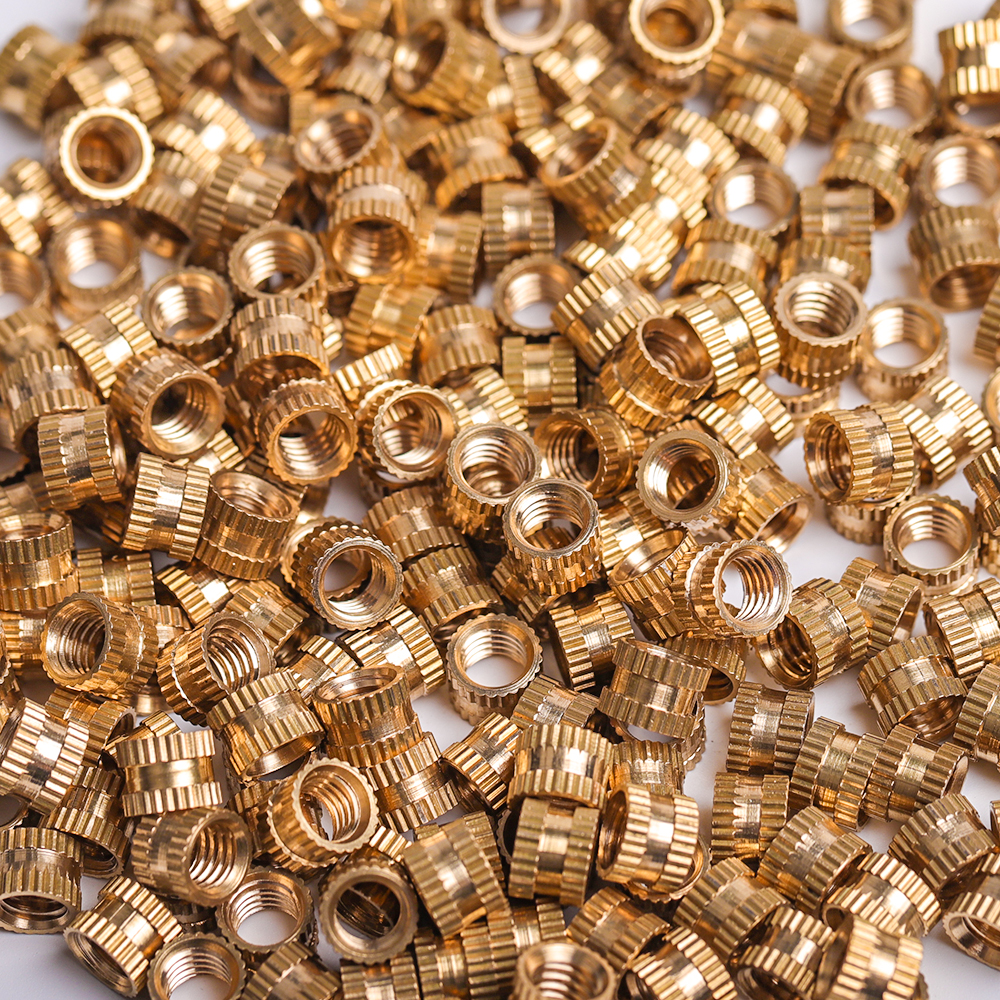 M2 M2.5 M3 M4 M5 M6 Brass Heat Insert Nut Hot Melt Nutinsert Thread Knurled Double Twill Embedment Nuts 3D Printer Accessories