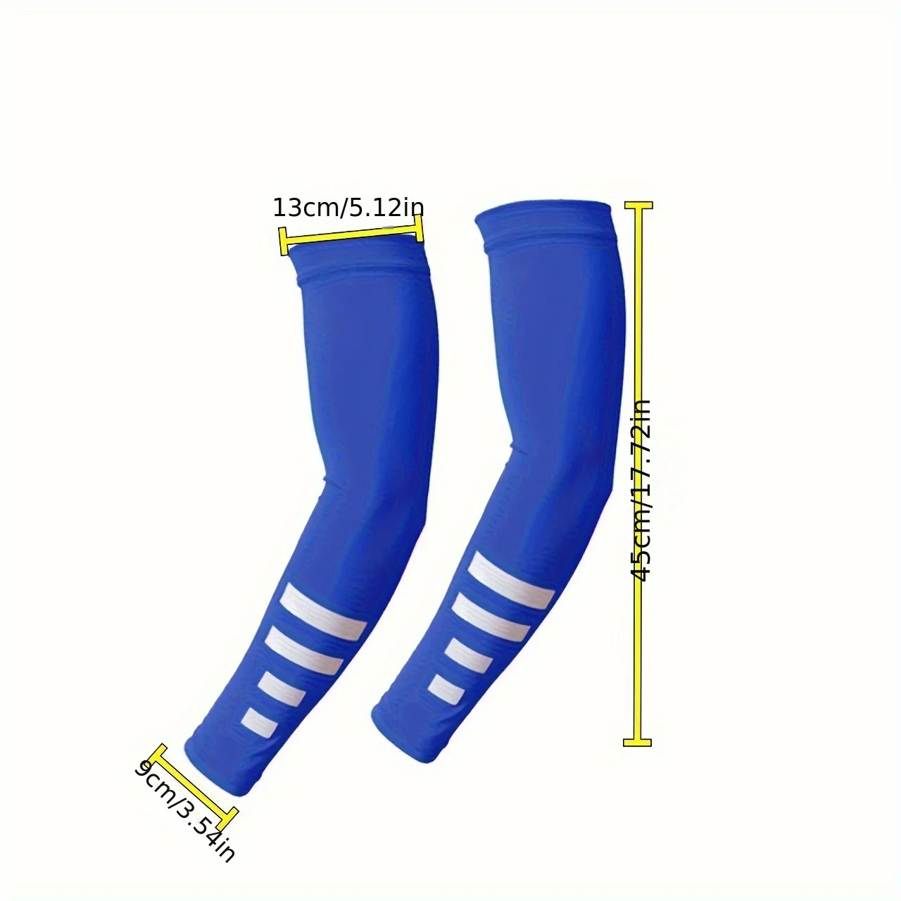 1 paio di protezione solare UV estiva da donna maniche da braccio riflettenti notte ciclismo corsa scaldamuscoli copertura uomo sport parabraccia polsino