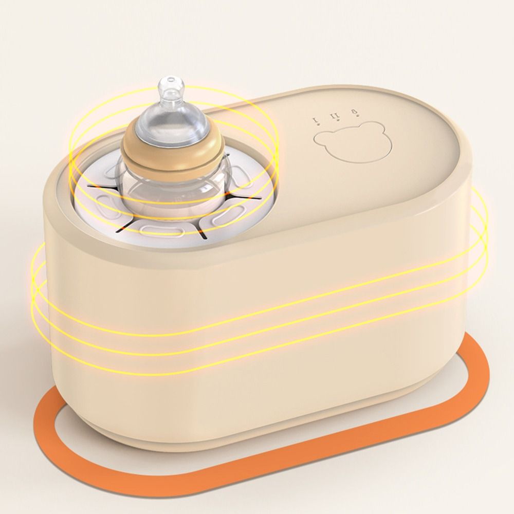 Adjustable Milk Bottle Warmer 3 Modes Low Noise Electric Milk Blender Safe Heating Easy To Use Waterless Bottle Warmer Home Use