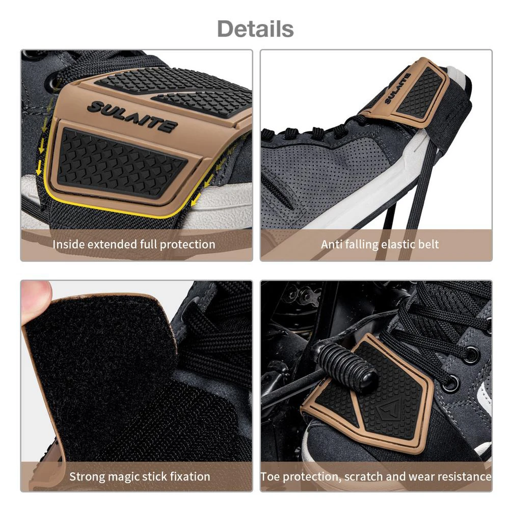 Universale moto Shifter Pad TPU moto scarpa protettiva Gear Shift Pad antiscivolo Gear Shifter Guards Protector Cover