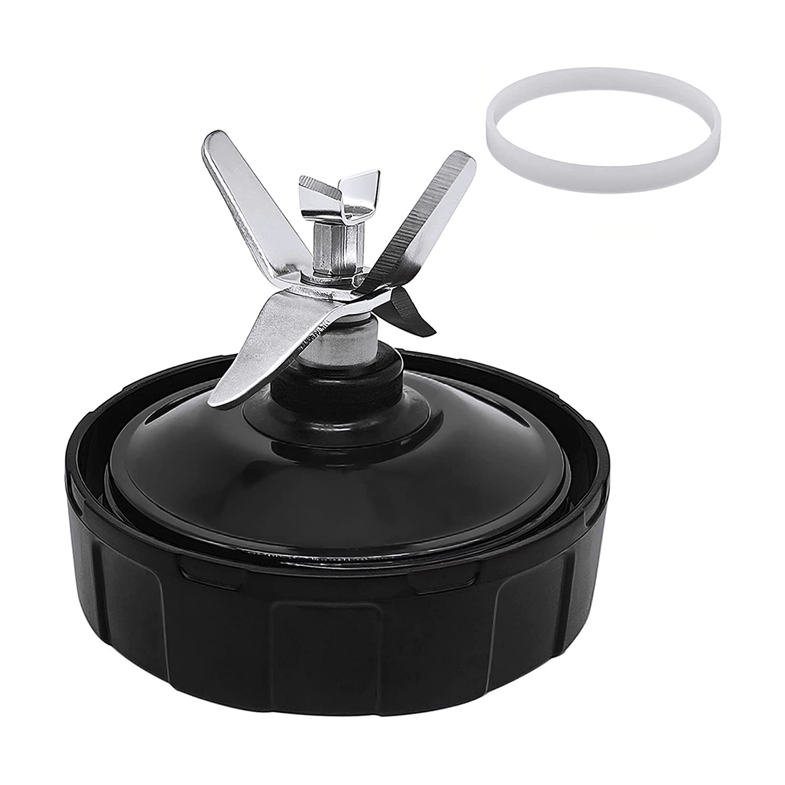 As mais novas peças do liquidificador da lâmina para nutri ninja, substituição das lâminas do extrator de 7 aletas apto para o automóvel iq bl480 488w mor-resistente, fácil limpo