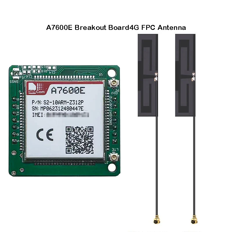 SIMCOM A7600E LTE-FDD LTE-TDD GSM GPRS EDGE LTE Cat-1 módulo LCC + LGA paquete adecuado para red LTE GSM Compatible con SIM7600E