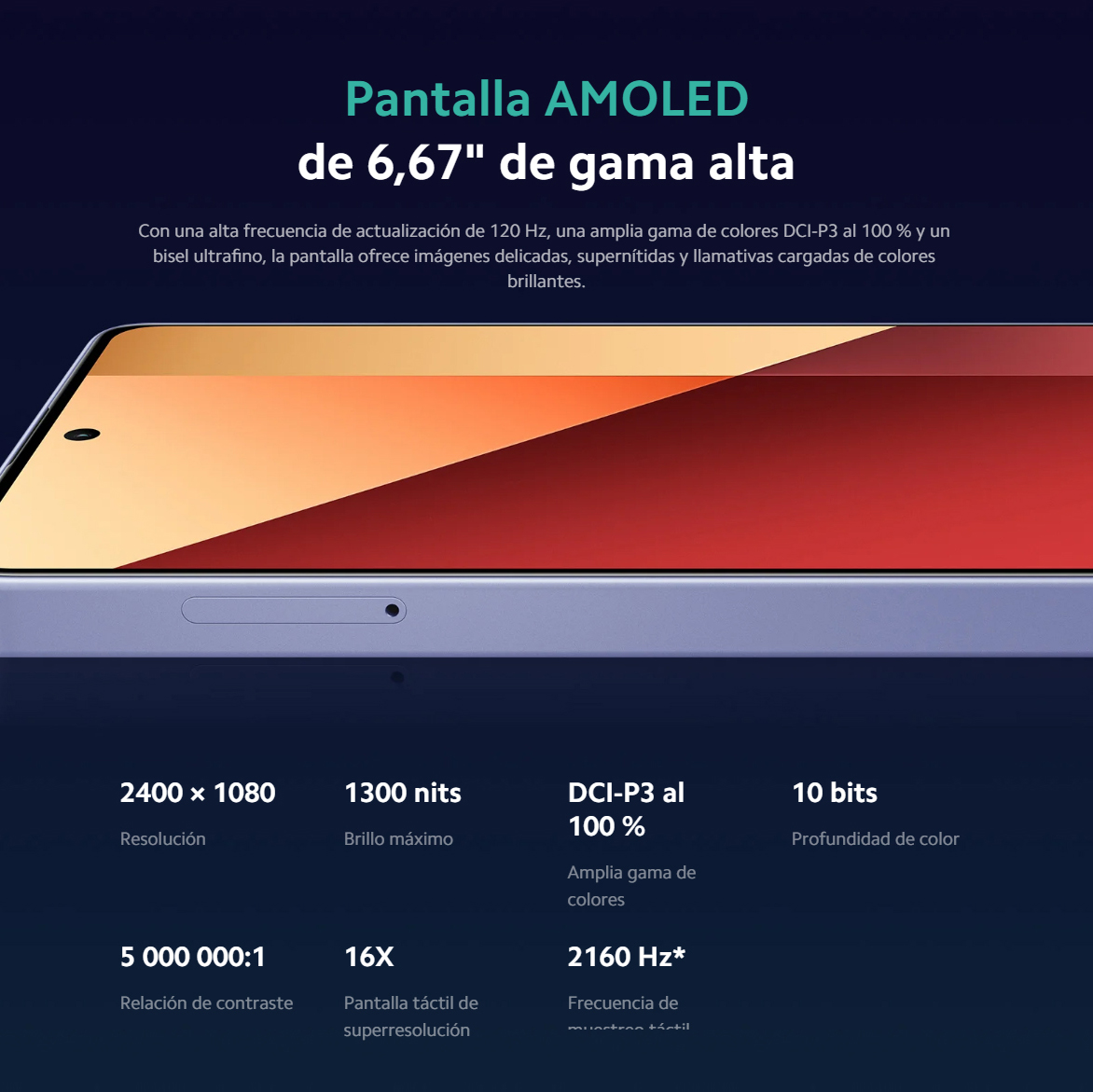 Xiaomi Redmi Note 13 Pro 4G Smartphone, MediaTek Helio G99 Ultra, Pantalla AMOLED de 6,67" y 120Hz, Camera Triple de 200MP, Carga rápida de 67W