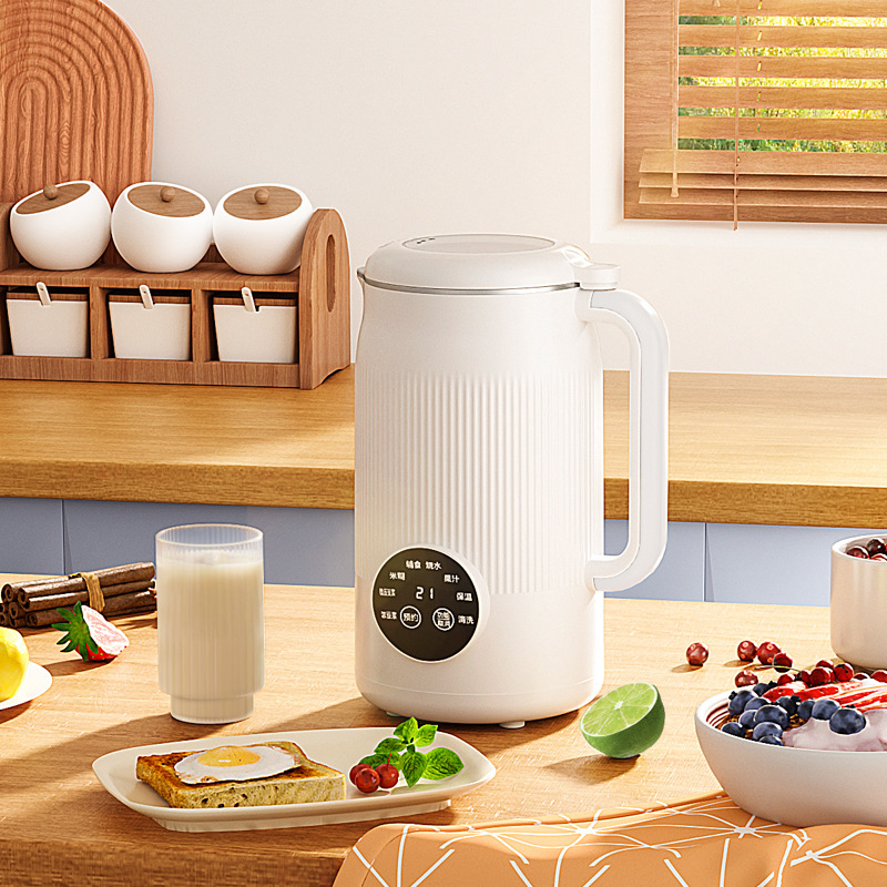 Máquina de leche de soja de 1200ml, exprimidor multifunción, licuadora portátil, máquina rompe muros, calor automático, fabricante de leche de soja para el hogar, 220V