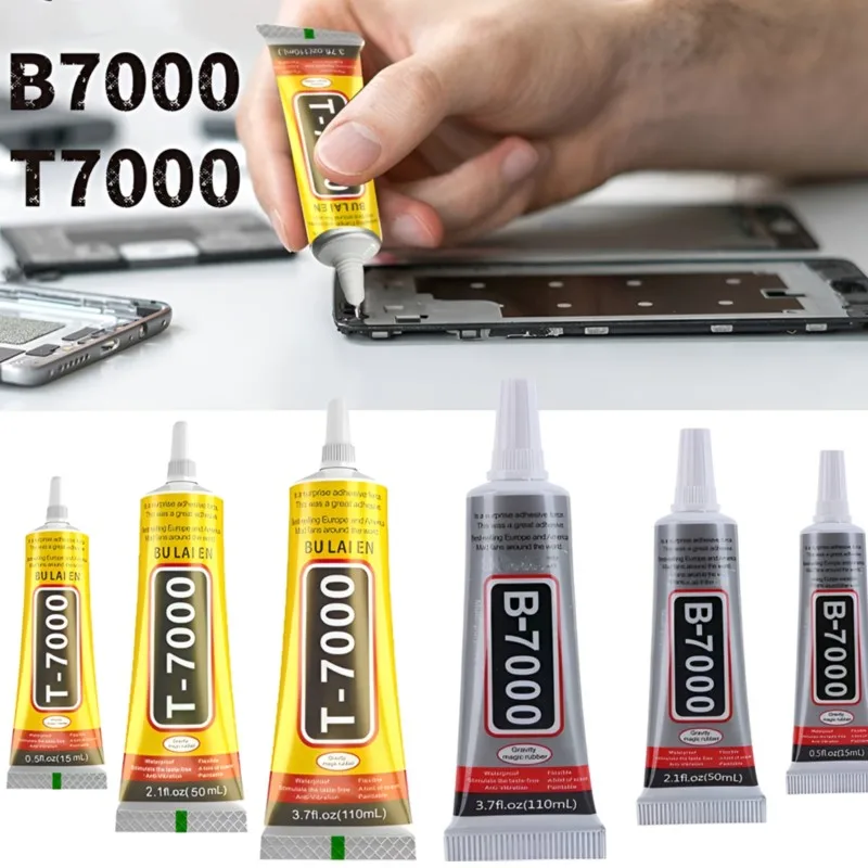 1PCS 15/50/110ML T7000 Adhesive DYM for Phone Repair B7000 Liquid Glue Multi-purpose Super Glue With Precision Applicator Tip