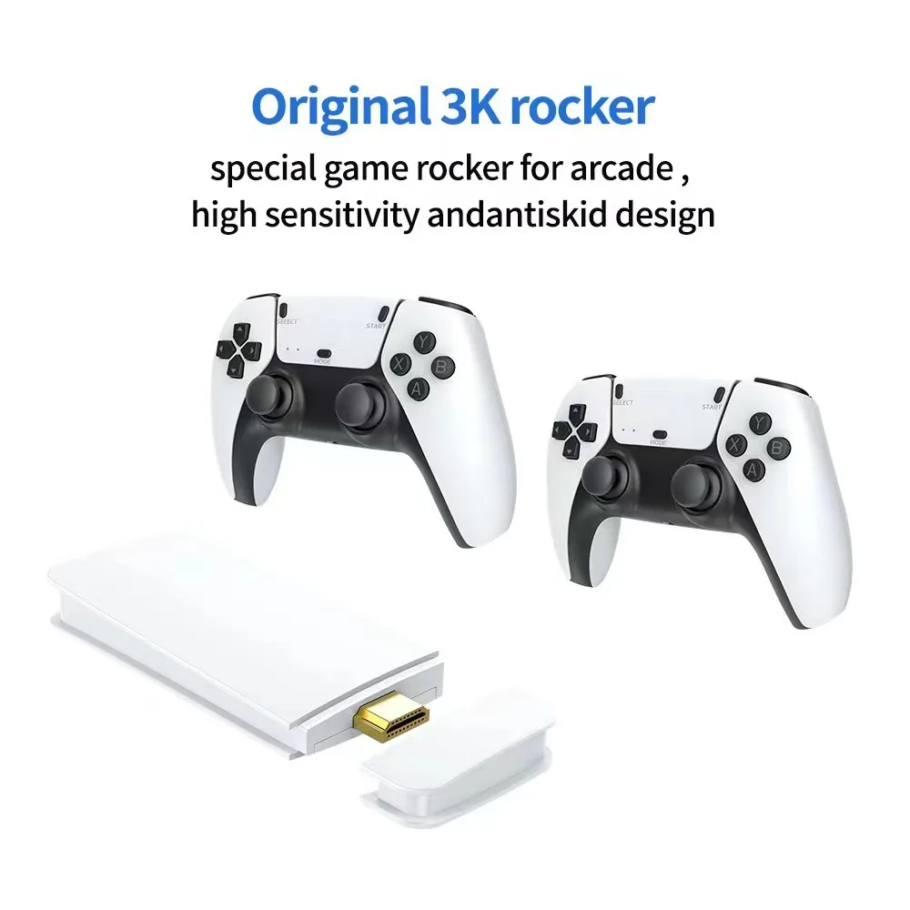 M15 Game Stick Mini TV Gioco portatile Classico gioco retrò 4K Controller wireless Uscita HD Console di gioco per PS1 Arcade