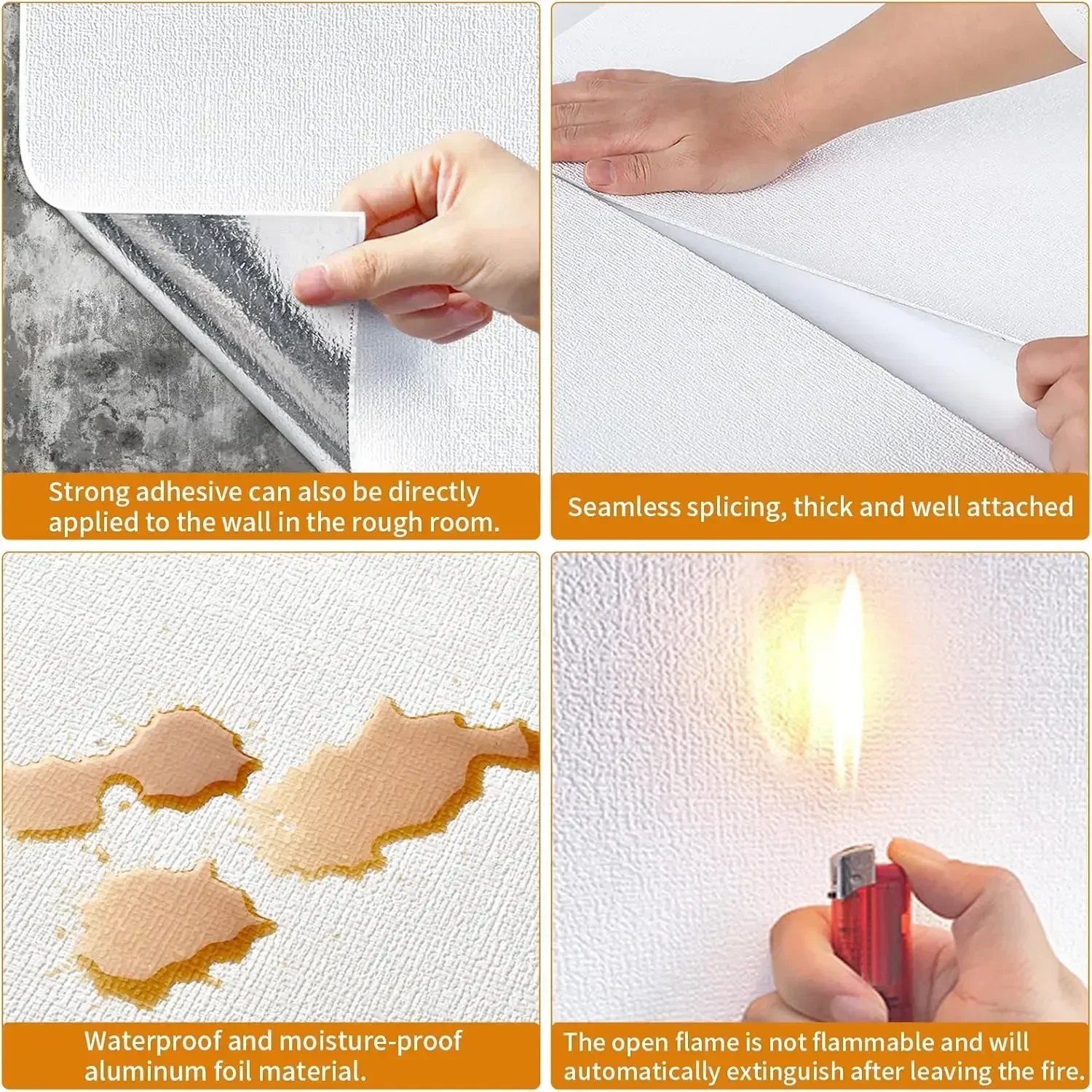 Schuim 3D linnen muurstickers zelfklevend PVC verdikt waterdicht behang voor slaapkamer woonkamer keuken badkamer drom decor
