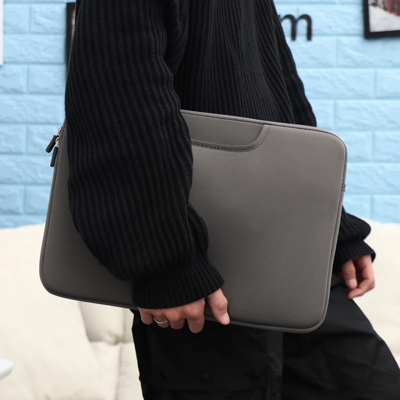 Bolsa para laptop 11 12 15 15.6 polegadas para xiaomi macbook air pro 13 manga 14 capa computador notebook acessórios para pc feminino