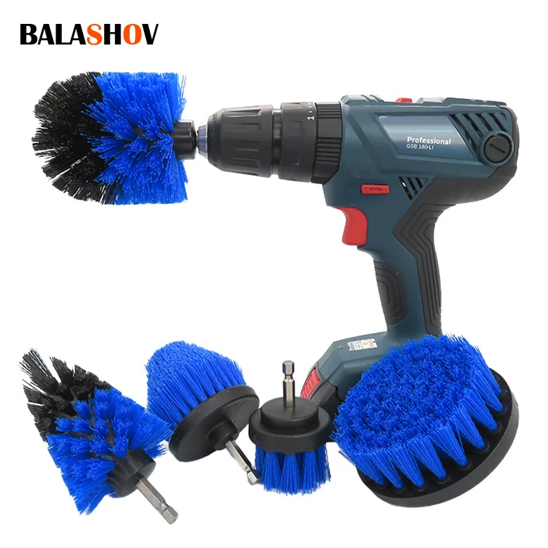 11 pz Universale Drillbrush Scrub Pad Power Scrubber Pulizia Cucina Kit conico Scopo Cleaner Scrubber Trapano per Piscina Auto