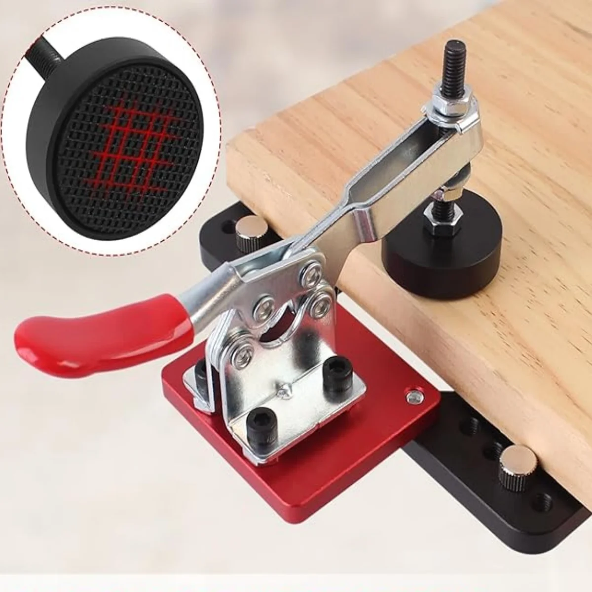 ไม้ 35 มม.บานพับ Boring Jig พร้อมถ้วยติดตั้งสไตล์ Boring Hole เจาะท่องเที่ยวอลูมิเนียมรูเปิดแม่แบบสําหรับประตูตู้