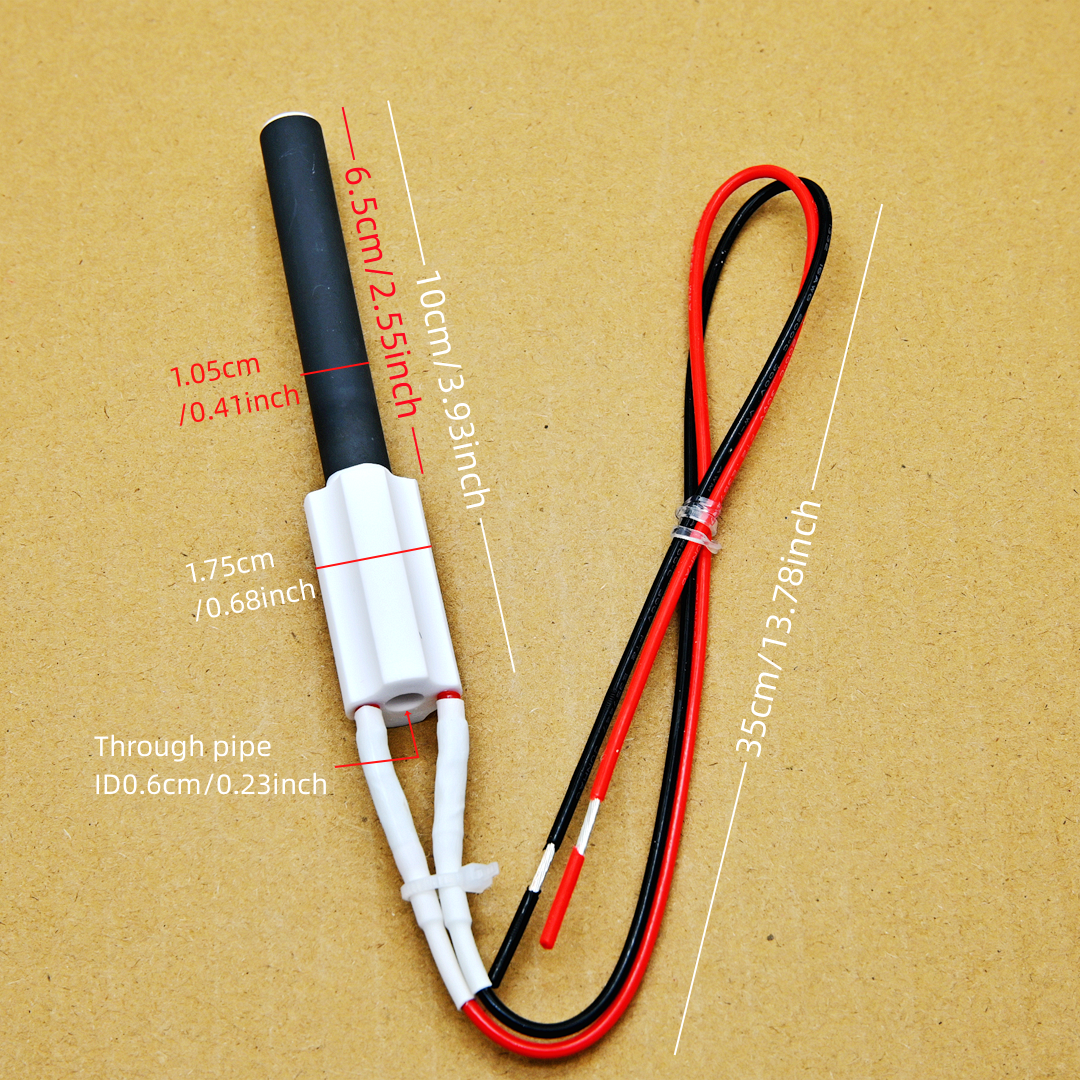 Fogão a pelota ignição 220v300w lareira forno de aquecimento tubo de aquecimento elétrico ignição cerâmica acessórios cozinha ignição