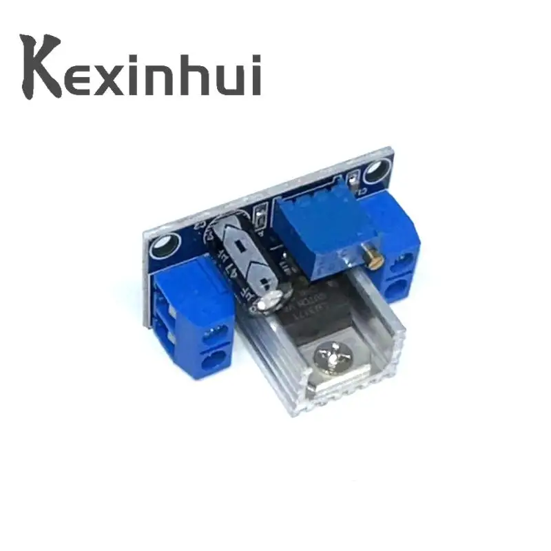 Convertidor de DC-DC LM317, módulo de placa de circuito reductor, regulador lineal LM317, fuente de alimentación de regulador de voltaje ajustable