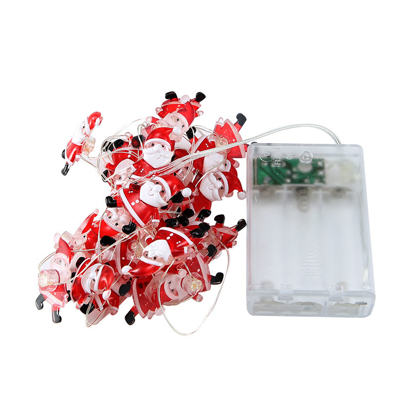 Christmas Decoration String Lights 2M 20 LED Fairy Garland Battery Powered Bedroom Living Room Garden Festive Light String