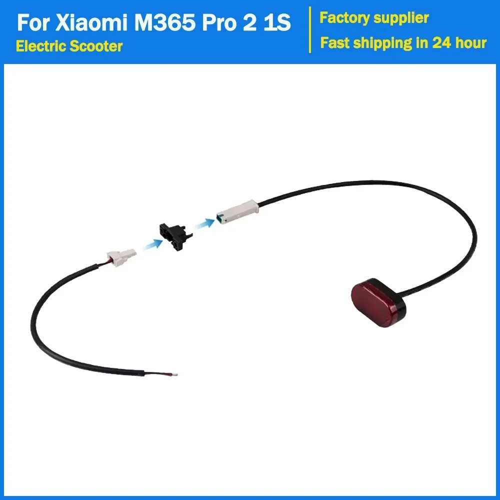 Luz traseira de aviso de segurança, luz piscante para scooter elétrica xiaomi m365 1s pro, acessórios de luz traseira